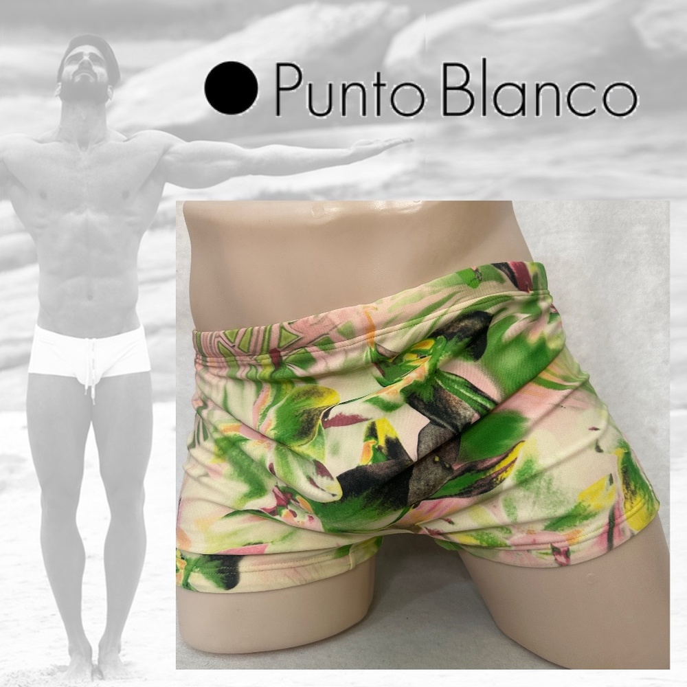 Punto Blanco Square Cut Swim Briefs Medium 36-40" waist Gently worn